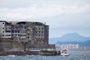 島外より小中学校跡（中ノ島方面）